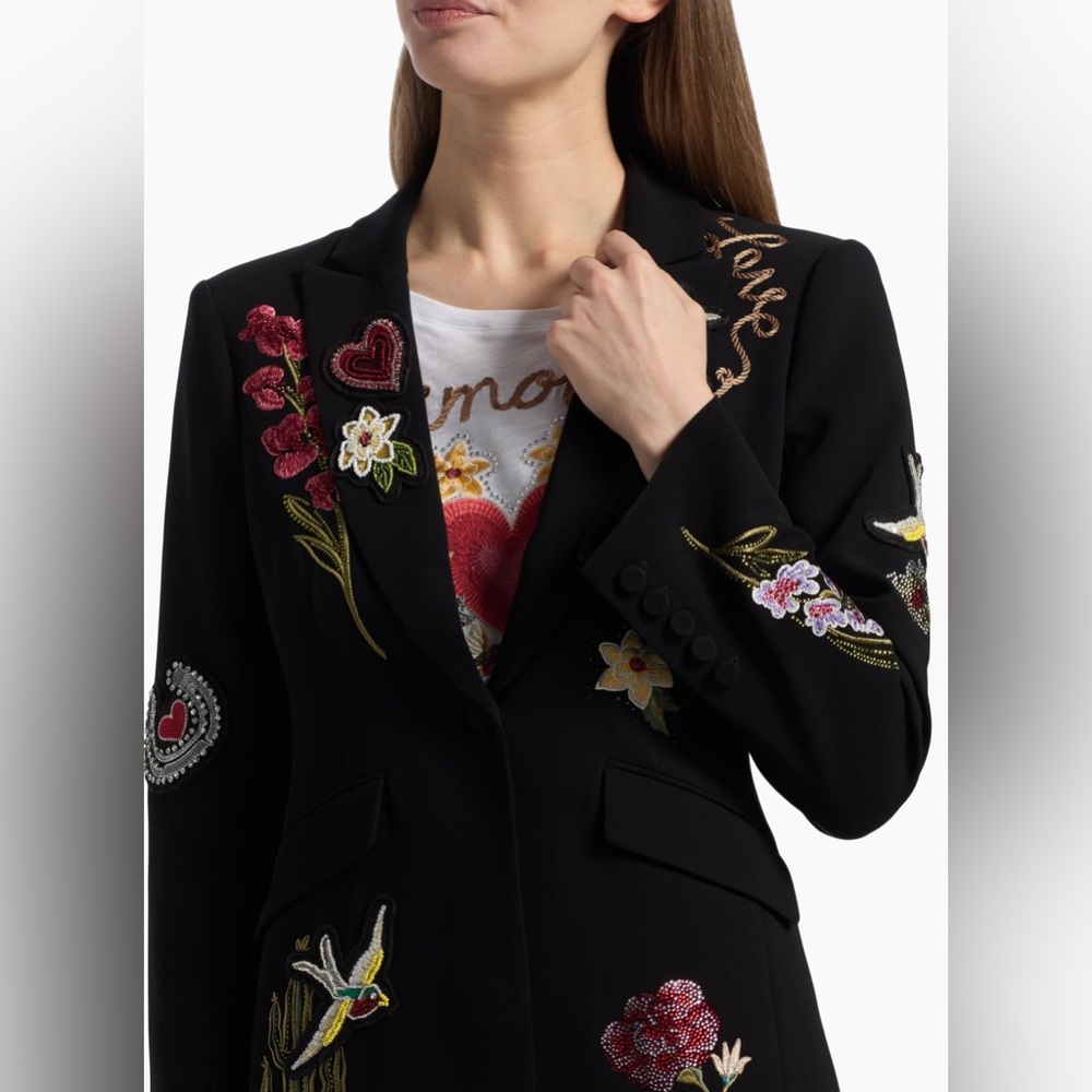 Cinq a Sept Amour Cheyenne Embroidered Blazer - Picture 5 of 8